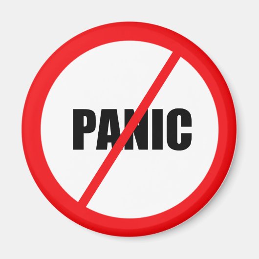 No Panic Magnet マグネット (正面)