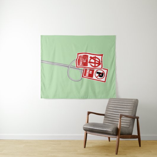 No parking anarchy sign タペストリー (インサイチュ(横))