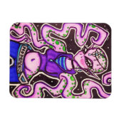 No Peaceエイリアン磁石 マグネット (横)