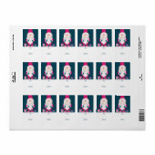 No Peek Bright Christmas Santa格言から ラベル (フルシート)