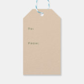 No Peek Until Dec 25ギフトラベル ギフトタグ (裏面)