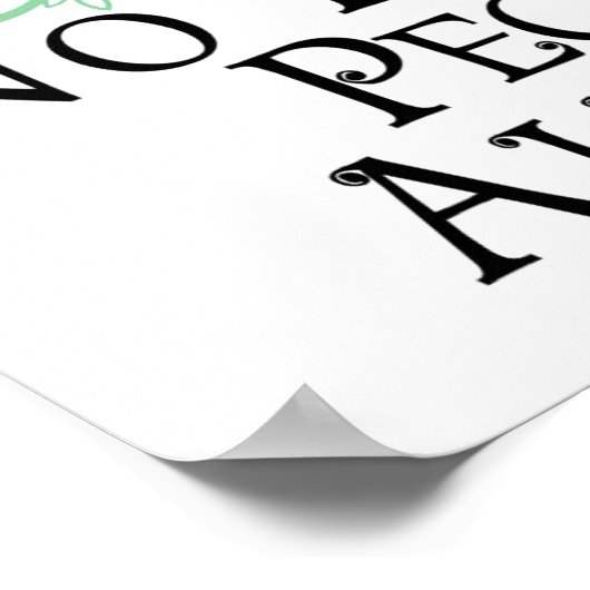 No Perfect People Allowed ポスター (角)