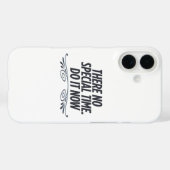 No Perfect Time - やる気を起こさせるタイポグラフィ引用文De Case-Mate iPhoneケース (裏面 (横))