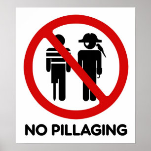 No Pillaging – ポスター