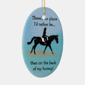 No Place I'D Be – 馬乗り セラミックオーナメント (右)