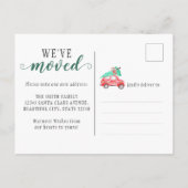 No Place Likeホームホリデーレッドカーフォトムービング 案内ポストカード (裏面)