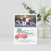 No Place Likeホームホリデーレッドカーフォトムービング 案内ポストカード (スタンド正面)