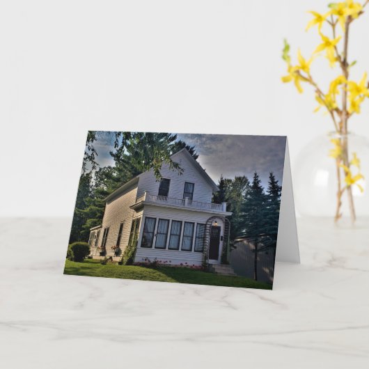 "No Place Like Home"誕生日カード カード (黄色い花)