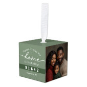 No Place Like Home for the Holidays写真 キューブオーナメント (正面アングル)