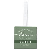 No Place Like Home for the Holidays写真 キューブオーナメント (正面)