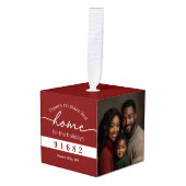 No Place Like Home for the Holidays写真 キューブオーナメント (正面アングル)