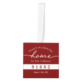 No Place Like Home for the Holidays写真 キューブオーナメント (正面)