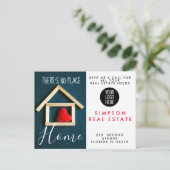 NO place like home referrals announcement 案内ポストカード (スタンド正面)