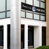 No Plan(et) B、気候変動 横断幕 (ビルの外側)