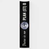 No Plan(et) B、気候変動 横断幕 (縦)