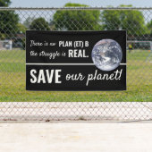 No Plan(et) B、気候変動 横断幕 (インサイチュ)