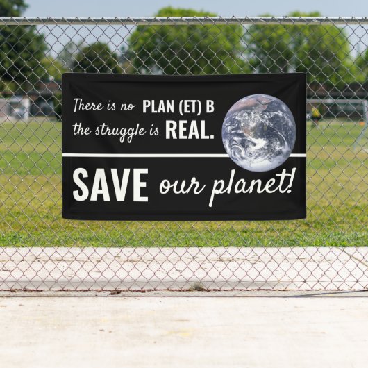 No Plan(et) B、気候変動 横断幕 (インサイチュ)