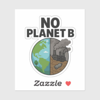 No Planet Bエコ認識度キャンペーンのシール シール