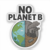 No Planet Bエコ認識度キャンペーンのシール シール (正面)
