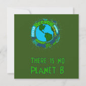 no Planet B 招待状 (正面)