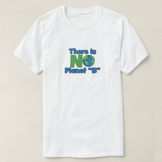 No Planet B Men's Basic T-Shirt Tシャツ (デザイン正面)