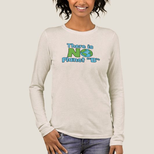 No Planet B Women's Basic T-Shirt トライブレンドＴシャツ (正面)