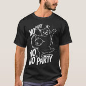 NO POSSY NOパーティー Tシャツ (正面)