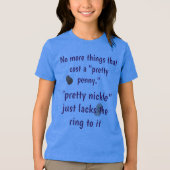 No Pretty Penny トライブレンドＴシャツ (正面)