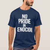 No Pride In Genocide Canada Day Indigenous Canadia Tシャツ (正面)