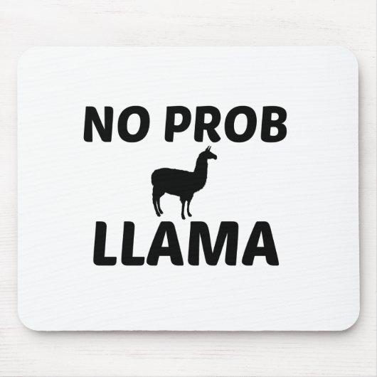 NO PROB LAMA マウスパッド (正面)