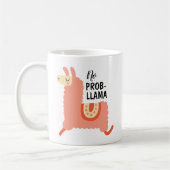 No Prob-Lama、Cute Lama Coffee Mug、Coffee Mug コーヒーマグカップ (左)