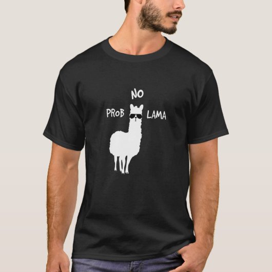 No Problama llama  1 Tシャツ (正面)