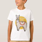 No problem llama tシャツ (正面)