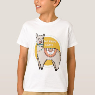 No problem llama tシャツ