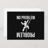 No Problem Problem Funny Novelty Rock Climbing Gif ポストカード (正面/裏面)