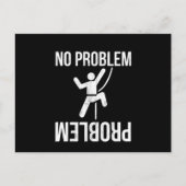 No Problem Problem Funny Novelty Rock Climbing Gif ポストカード (正面)