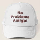 No Problemoアミゴスペインの引用文 キャップ (正面)