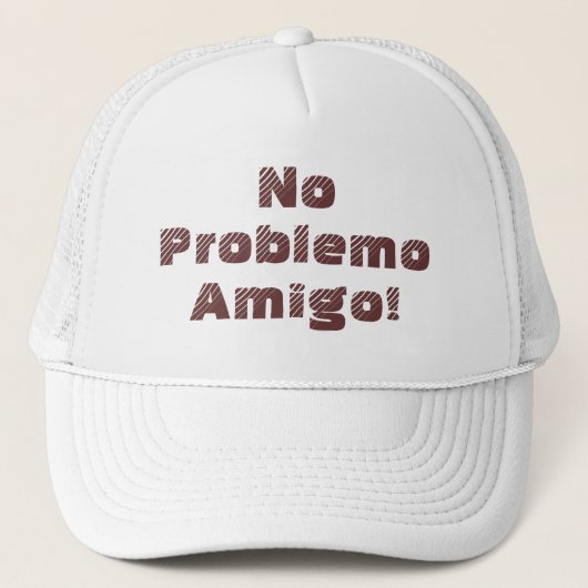 No Problemoアミゴスペインの引用文 キャップ (正面)
