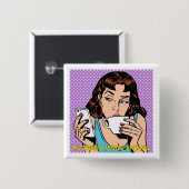 NO PUEDO TENGO ENSAYO 缶バッジ (正面&裏面)