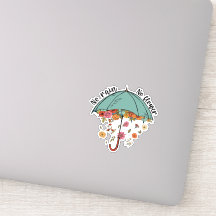 No Rain No Flower 前向きSticker