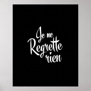 No re後悔Je ne残念Rien ポスター