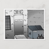 No Readmittance Exit Only ポストカード (正面)