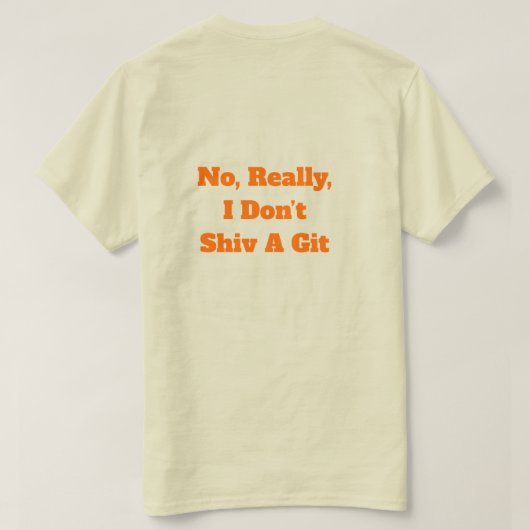 No Really Men's Basic Tシャツ (デザイン裏面)
