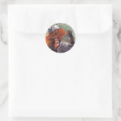 No RecorseファンタジーアートマッシュルームTシャツ ラウンドシール (バッグ)