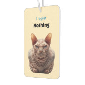 No regret Sphynx Cat カーエアーフレッシュナー (左)