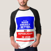 "NO Republicans" Tシャツ (正面)