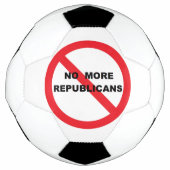 "NO REPUGS" サッカーボール (正面)