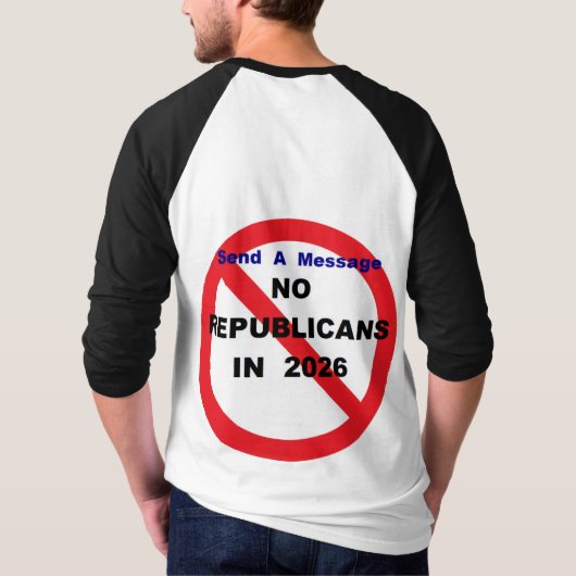 "NO REPUGS" Tシャツ (裏面)