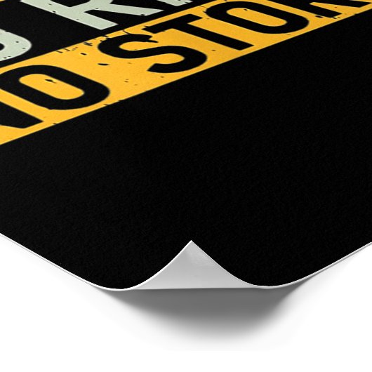 No Risk No Story. Motivation Quotes Clothing ポスター (角)