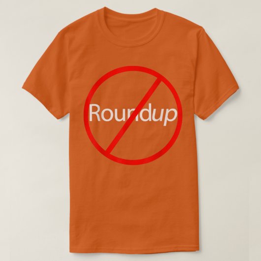 No Roundupシャツ Tシャツ (デザイン正面)